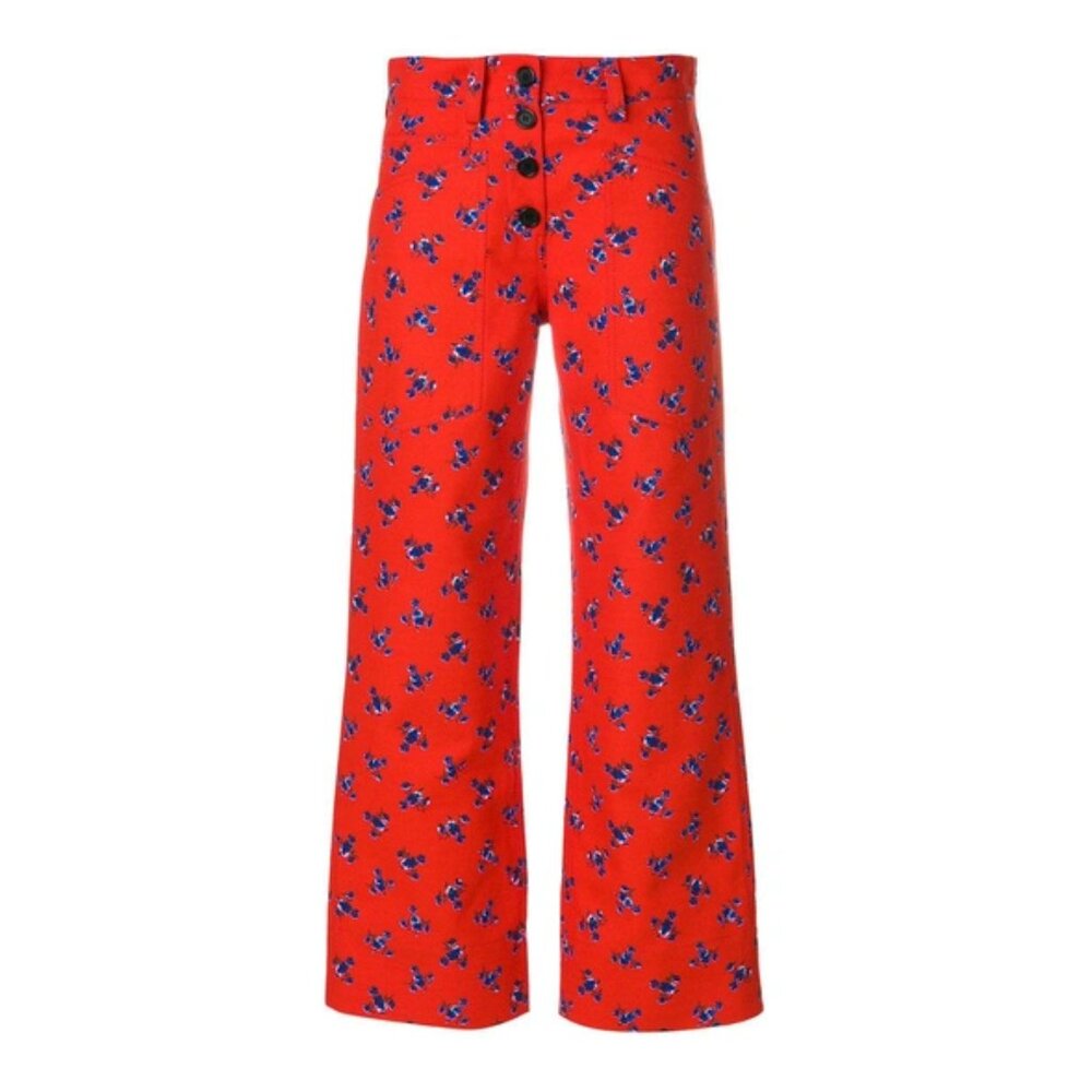 KENZO La Collection Memento No1 Floral-Print Button-front Trousers